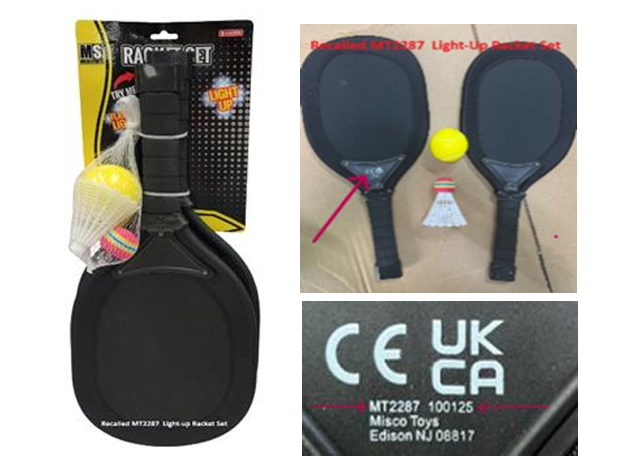 Misco Sports Light Up Racket Sets